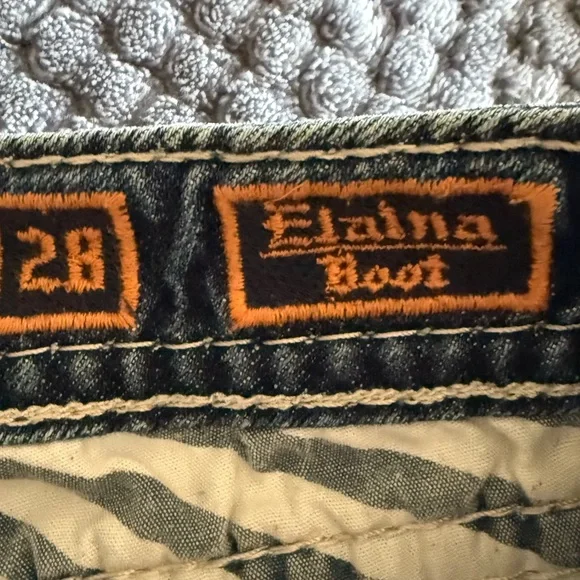 Rock Revival Dark Blue Boot Cut Jeans - Picture 3 of 3